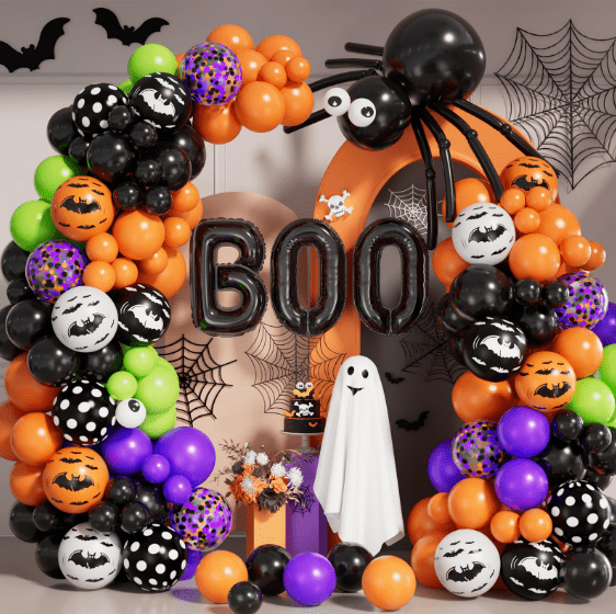 Halloween balloon decoration ideas 